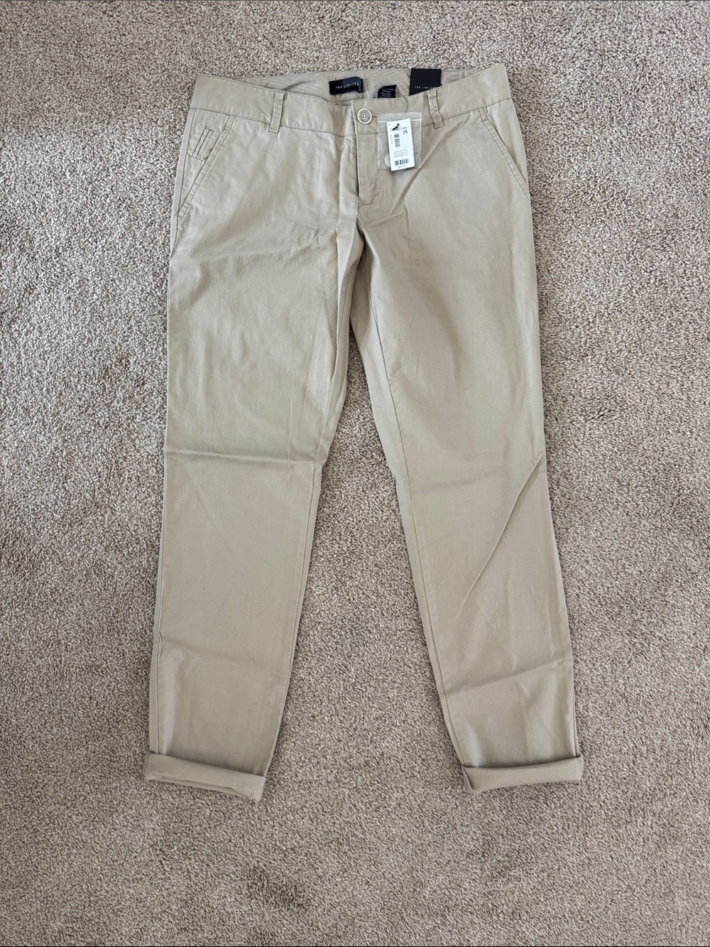 NWT The Limited Ankle Pant, Khaki, Size 2